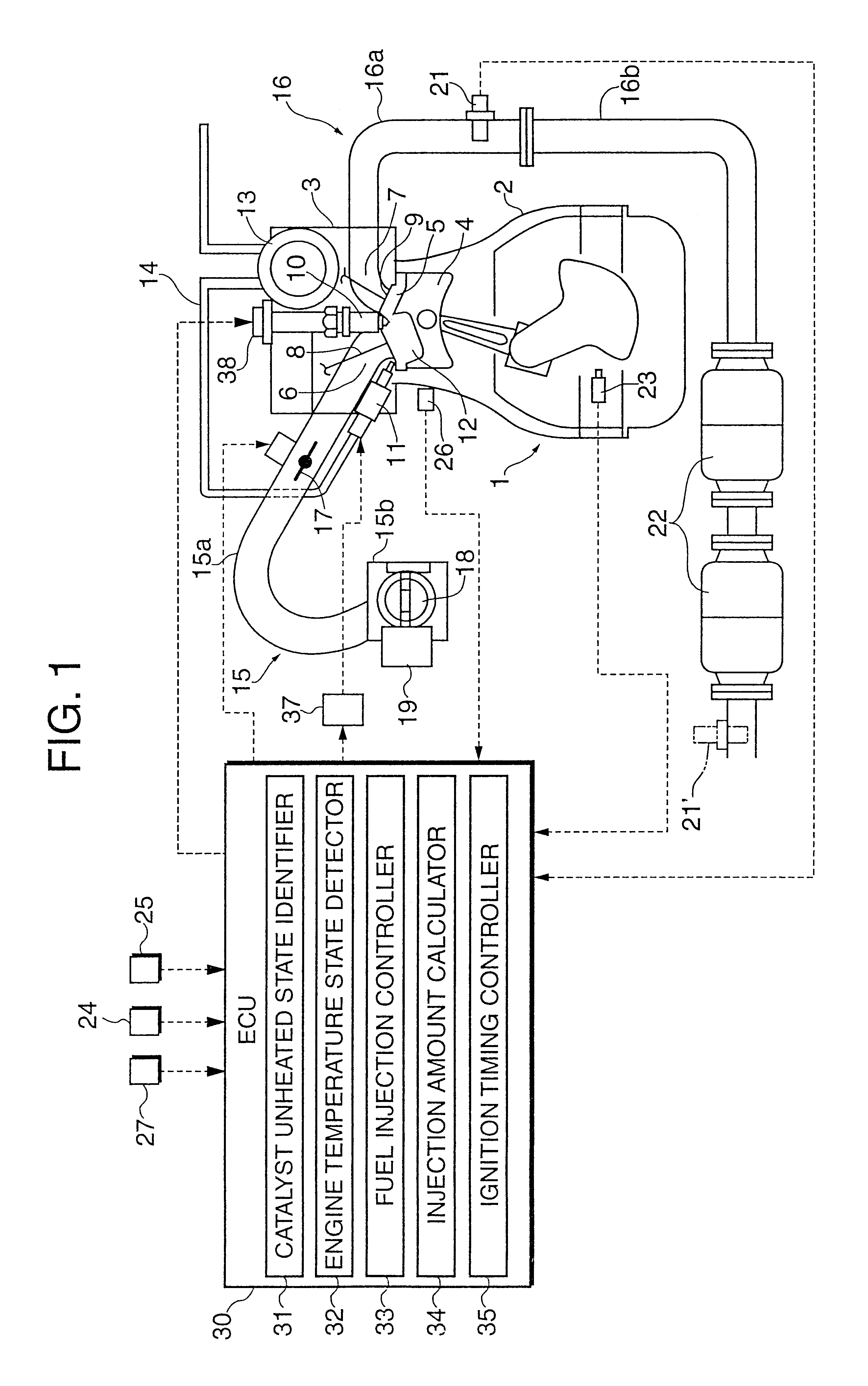 Control device for direct injection engine