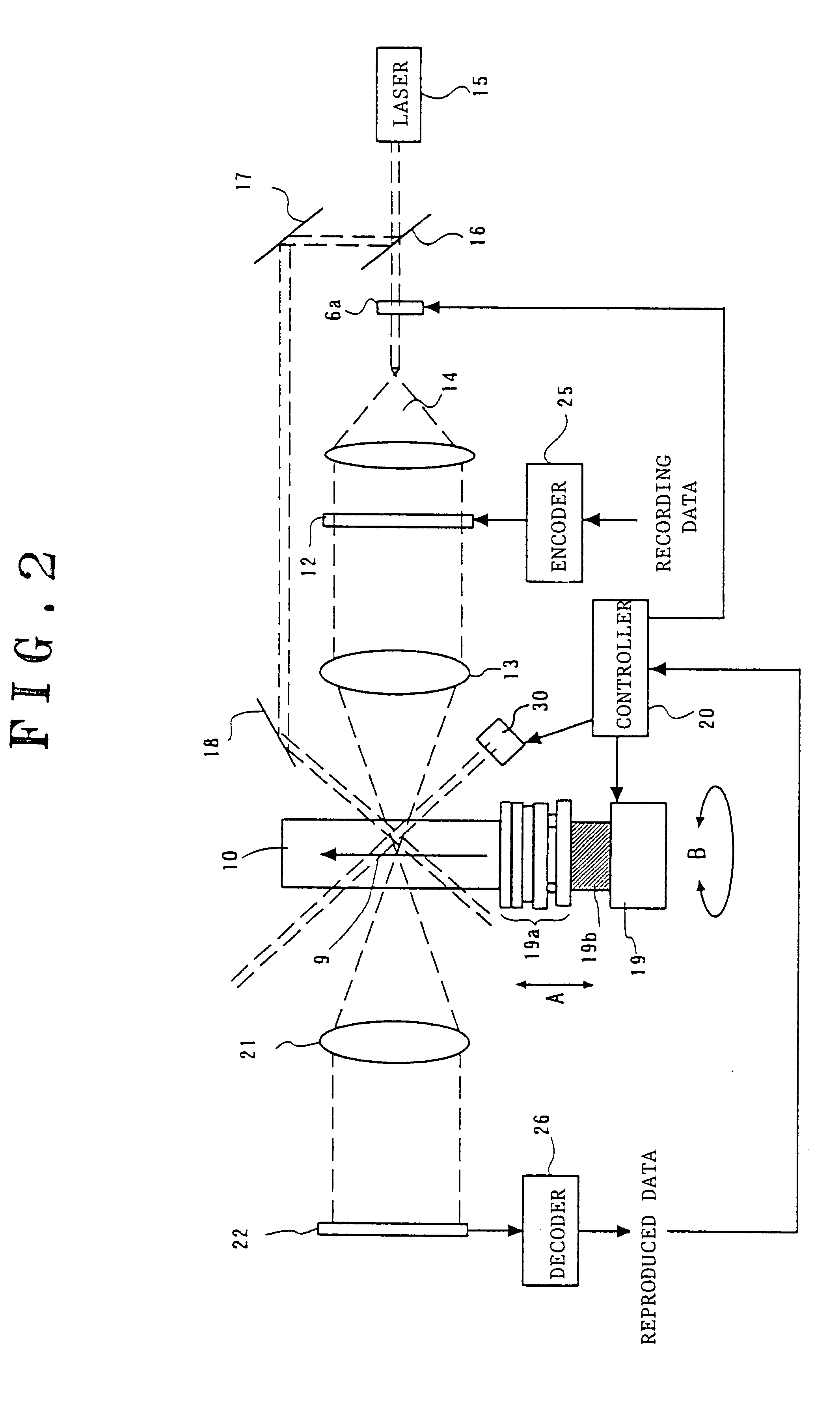 Optical information recording and reproducing apparatus having volume holographic memory