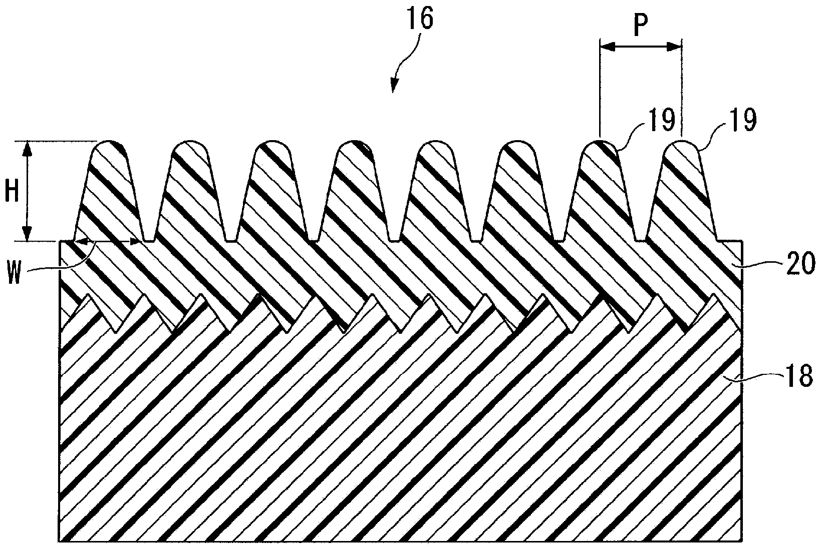 Transparent film having micro-convexoconcave structure on surface thereof, method for producing same, and substrate film used in production of transparent film