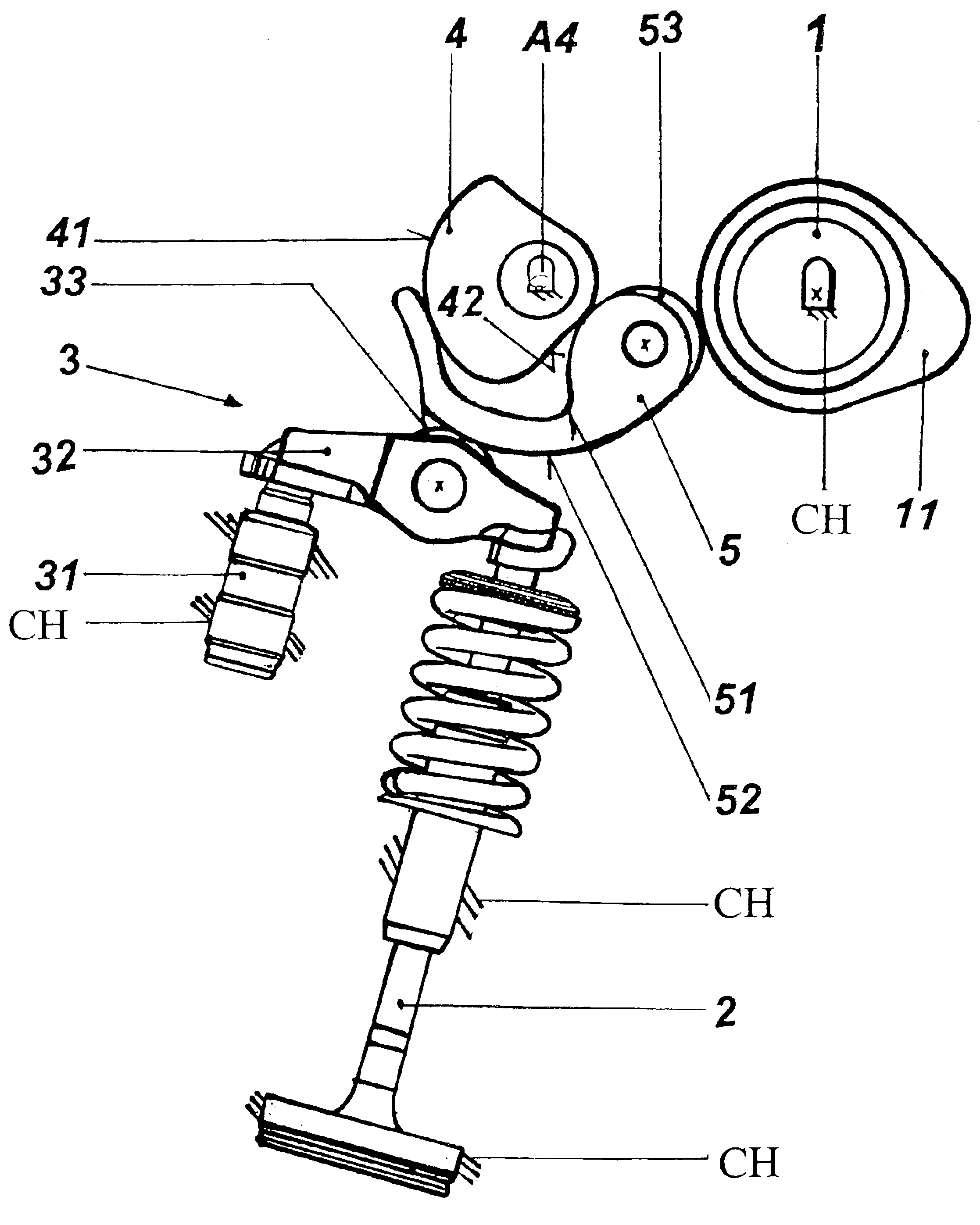 System for variably actuating valves in internal combustion engines