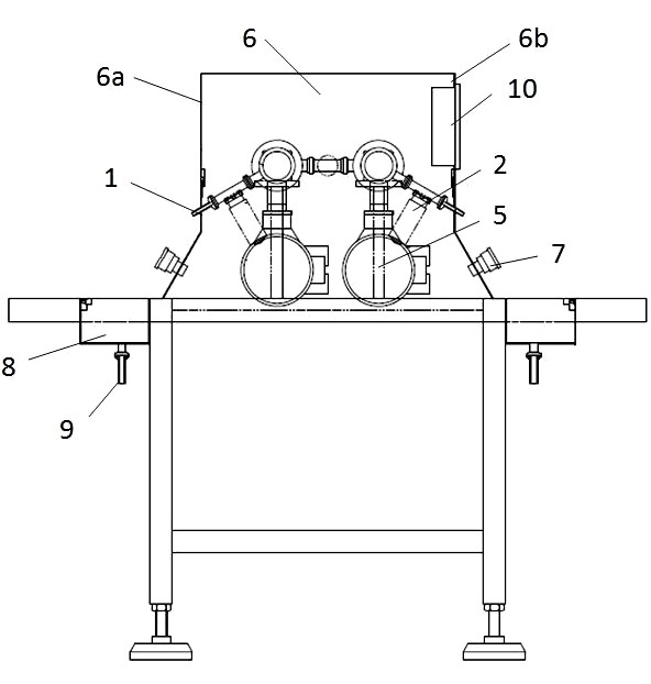 Soft infusion bag manual filling equipment and method for filling soft infusion bags by using same