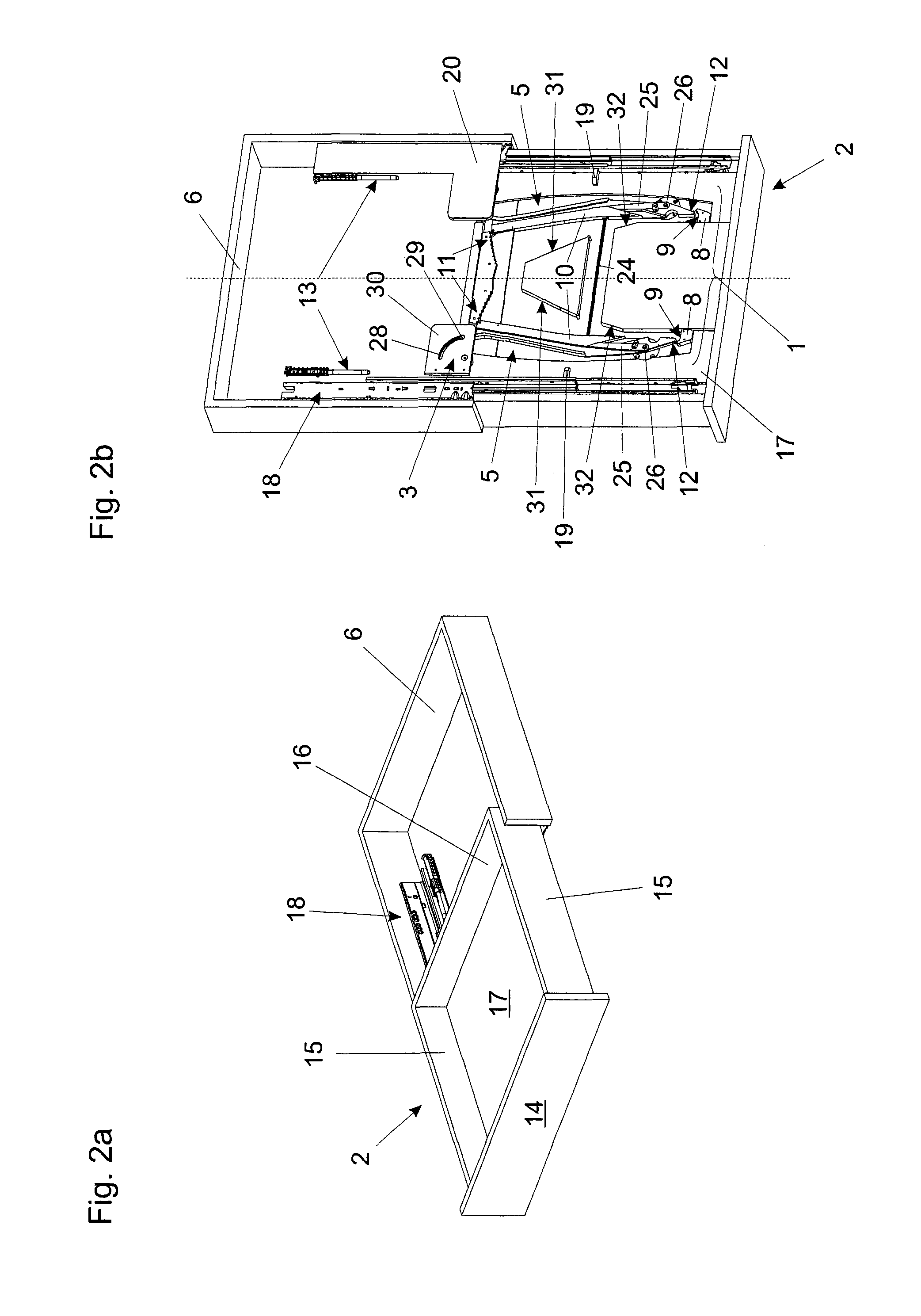 Arrangement for moving a moveable furniture part