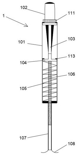 Artificial hair transplanting device