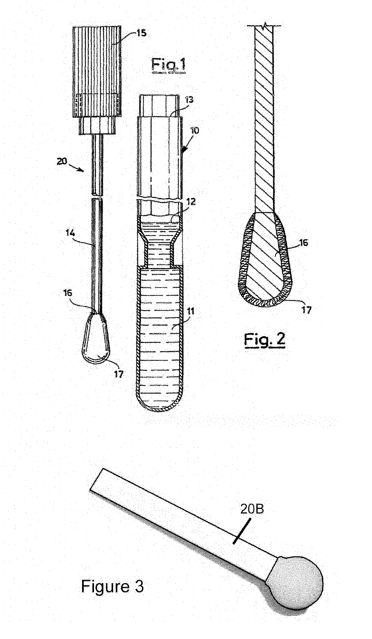 Apparatus and Methods For  Pre-treating Swabs Prior to Collection of Specimens to Reduce False Positive Detections