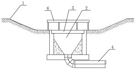 Pond bottom blowdown circulatory system