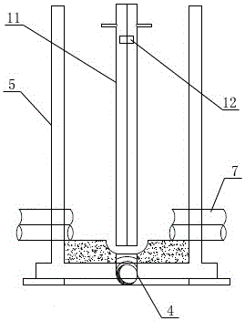 Pond bottom blowdown circulatory system