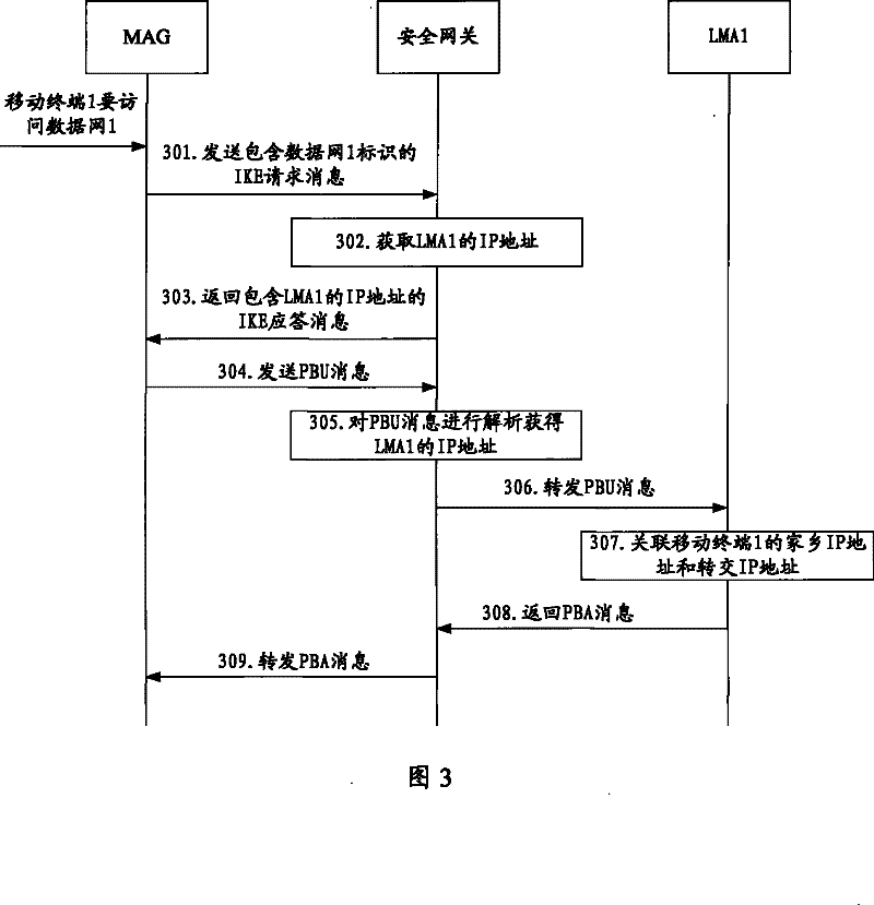 Method, system, customer terminal for mobile IP establishment, and anchor point management apparatus