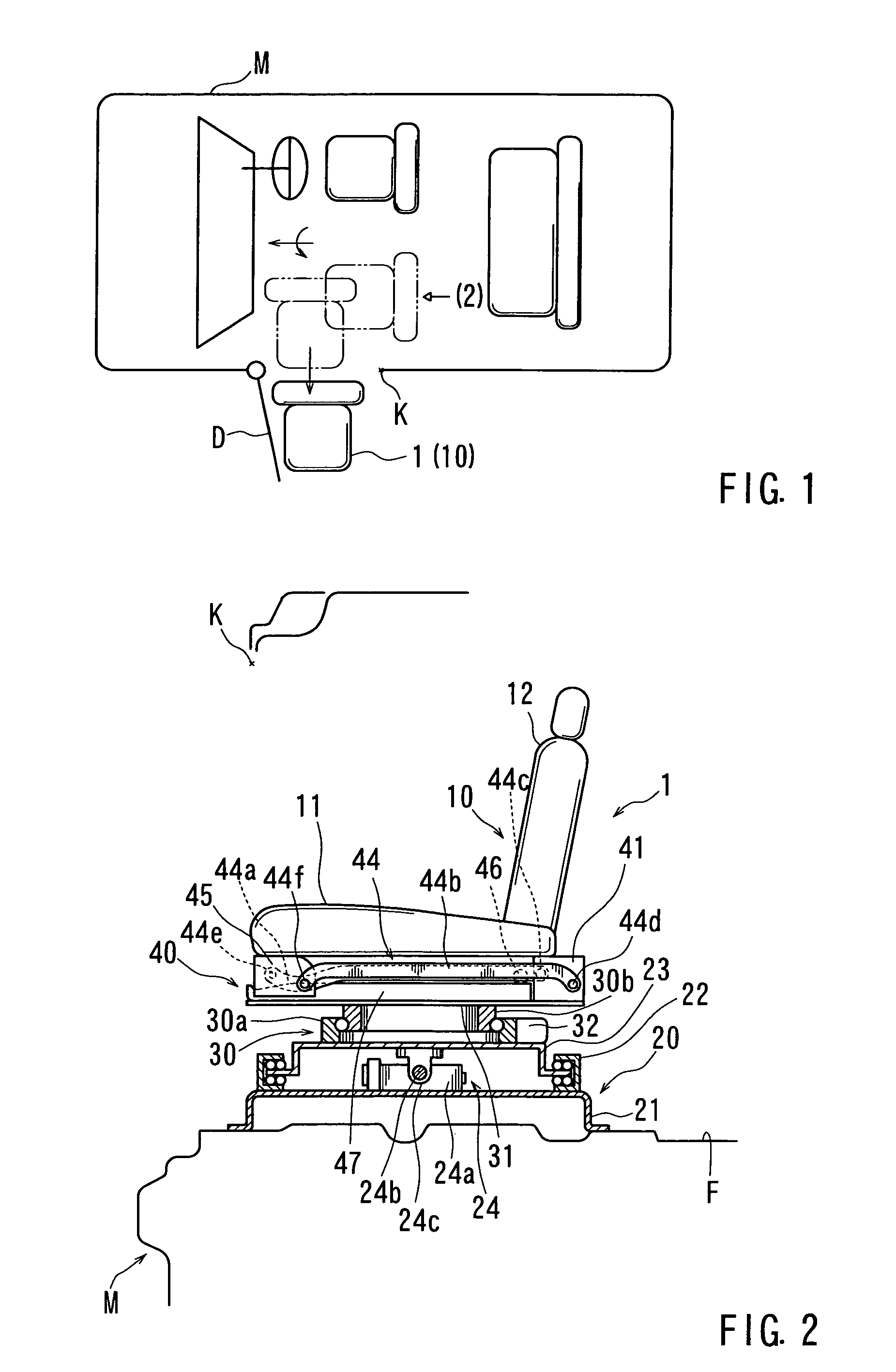 Seat moving device for vehicle