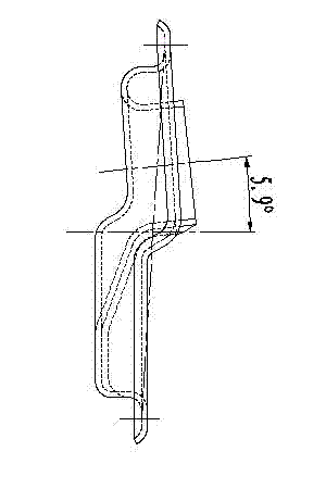 Measuring tool for detecting spiral lift of vibration absorber spring seat