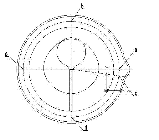 Measuring tool for detecting spiral lift of vibration absorber spring seat