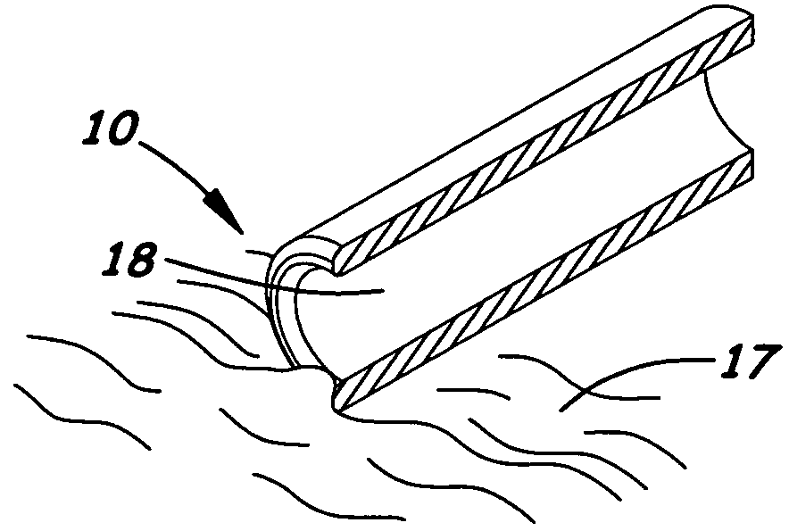 Phacoemulsification device having rounded edges