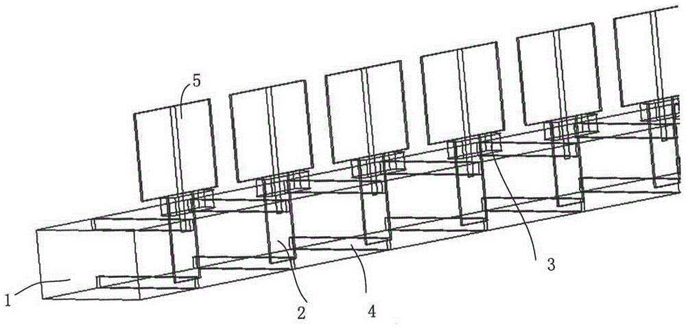 Waveguide series-feed network capable of realizing arbitrary power-dividing ratio