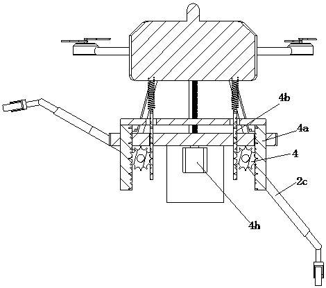 Multifunctional unmanned aerial vehicle undercarriage