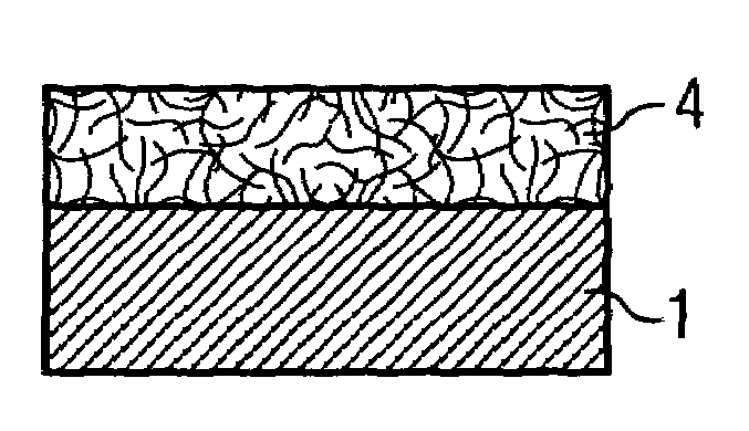 Layer system comprising a substrate, and an outer porous layer