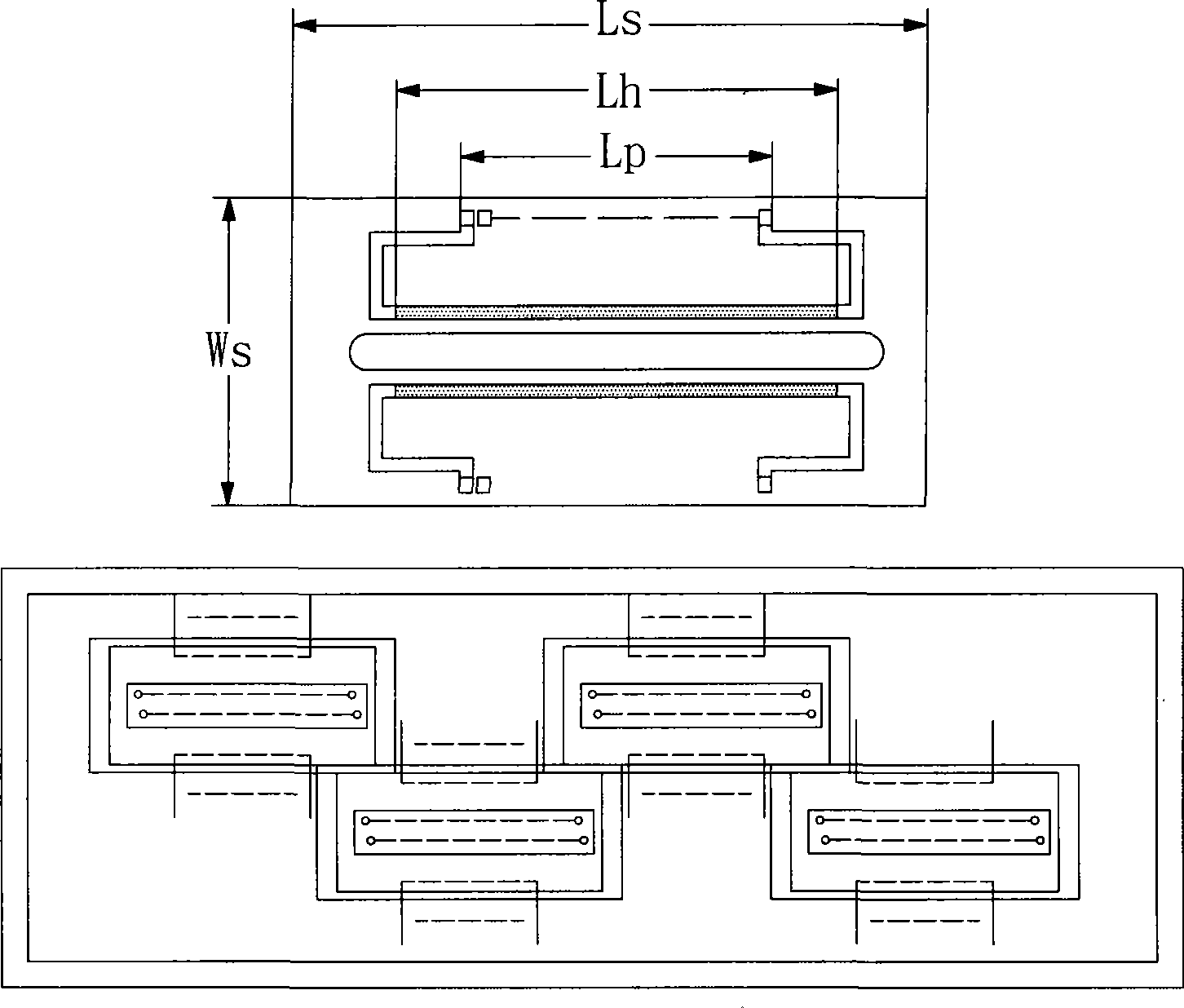 Structure and method for packing ink-jet printhead and cartridge structure of ink-jet printhead
