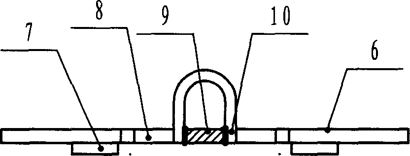 Cage type furnace convection plate