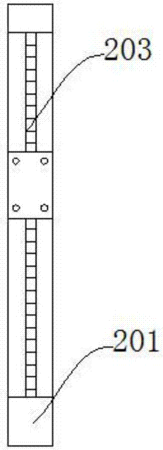 Logistics packaging inner filling device and method