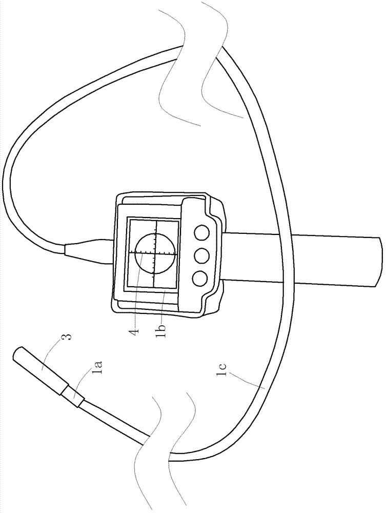 Device for examining size of cervical opening