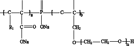 Phosphino-carboxylic acid water reducing agent and preparation method thereof