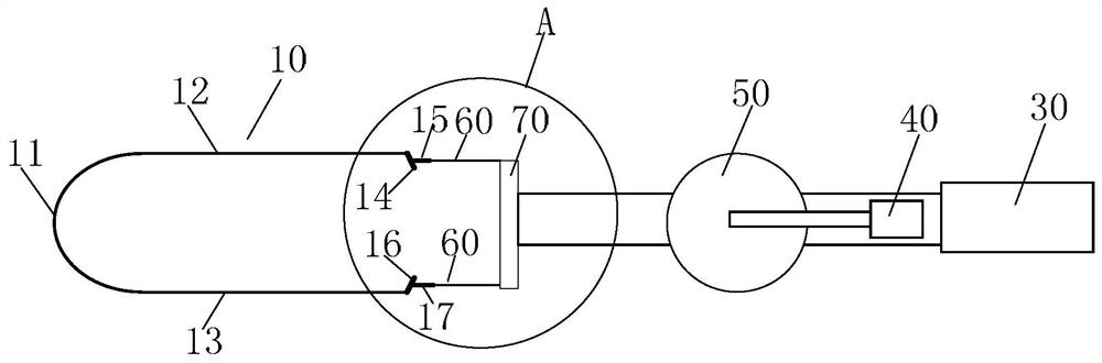 Cutting Mechanism for Weeding Rake with Chainsaw