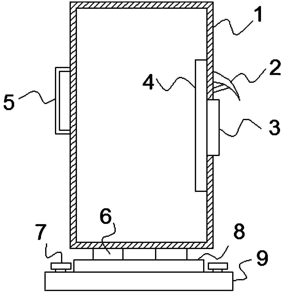 Outdoor electrical equipment safety monitoring device and monitoring method thereof