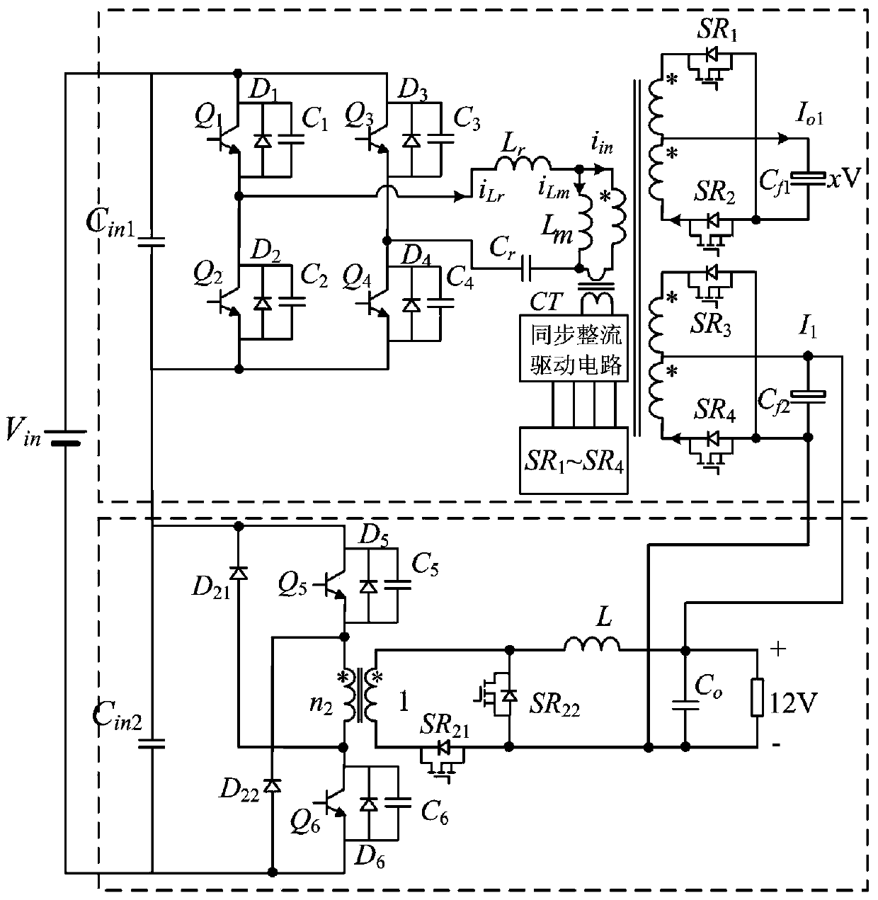 Starting control method for input-series output-quasi-parallel multiplexed output converter