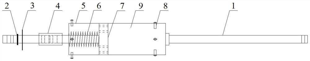 An energy-dissipating shock-absorbing bolt and its construction method