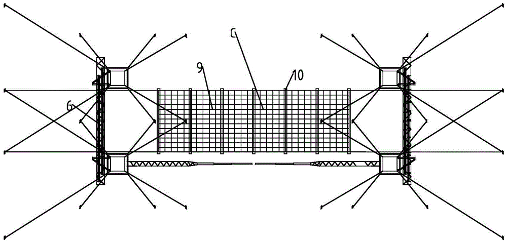 Hydraulic fabricated crossing structure