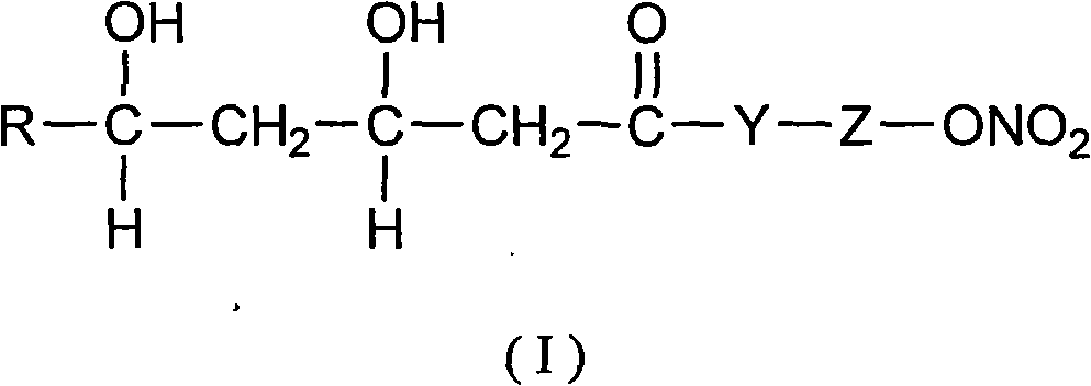 Lovastatin, simvastatin and simvastatin-6-oxide nitro-oxo-derivative and preparation method thereof