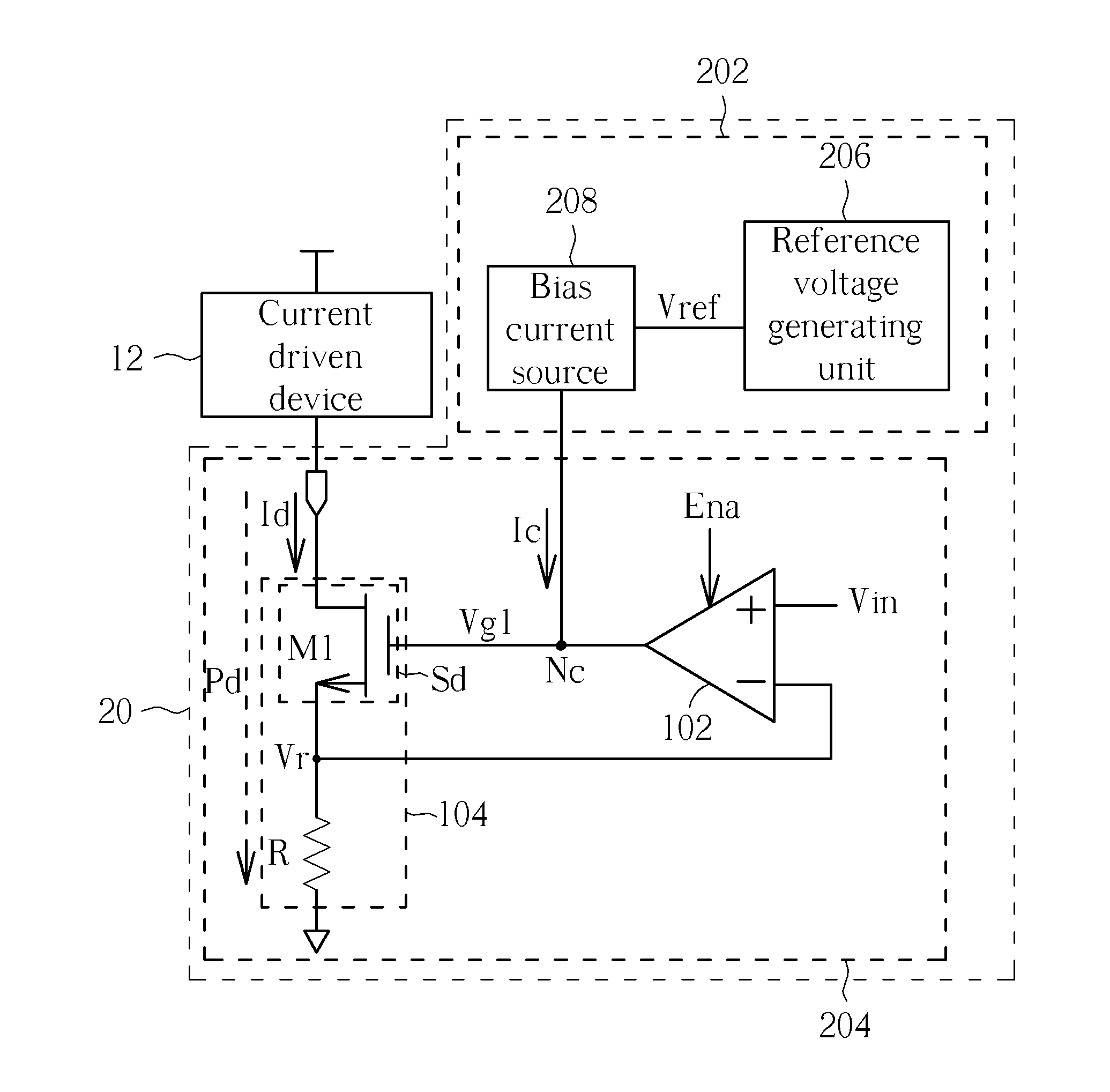 Current Driver, Electronic Device and Current Driving Method