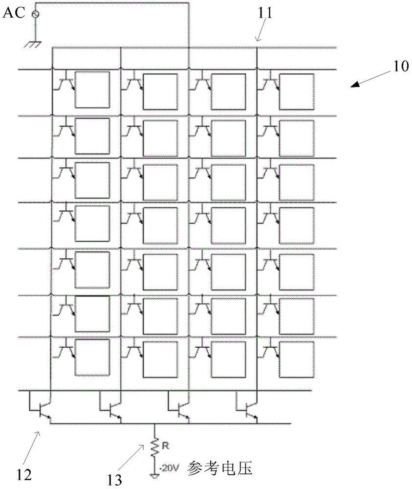 A kind of tft array substrate detection method and detection device