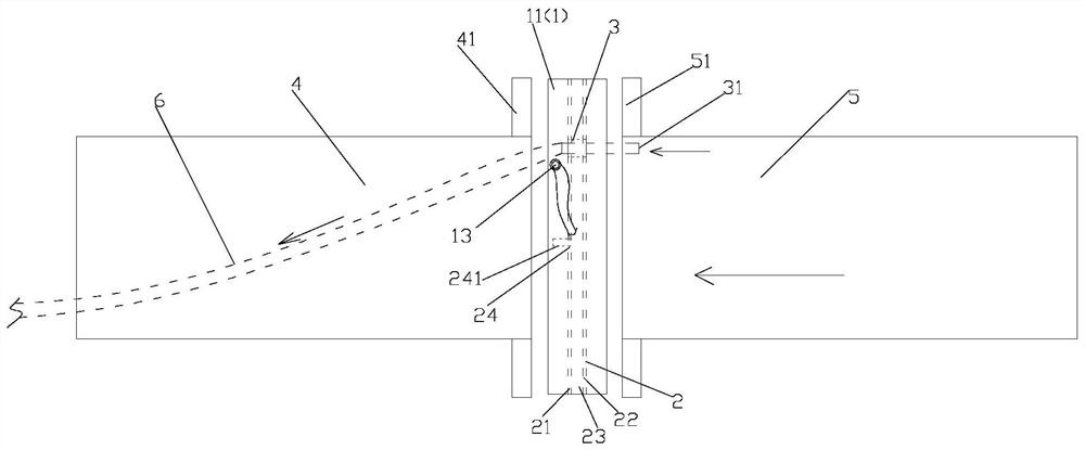 Rubber ring blind plugging device