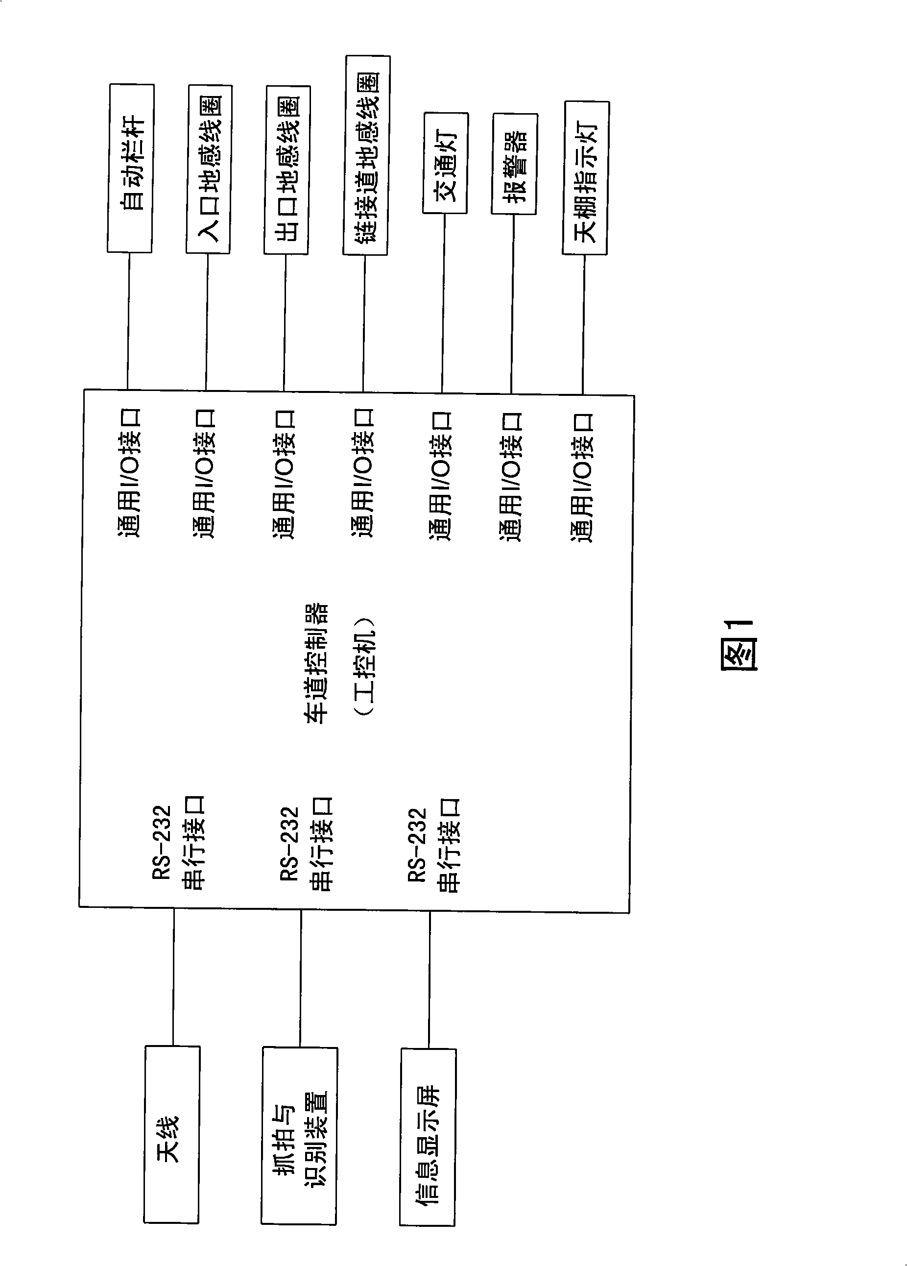 Control method for electronic charging system without parking