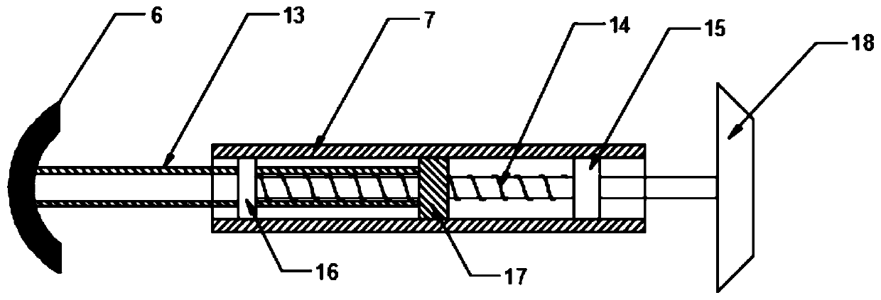 Clamping device for car ring-shaped part