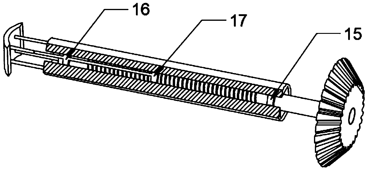 Clamping device for car ring-shaped part