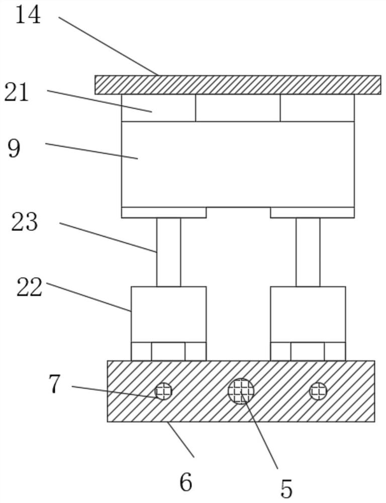 High-precision duct piece clamping and positioning mechanism of ring type duct piece erector