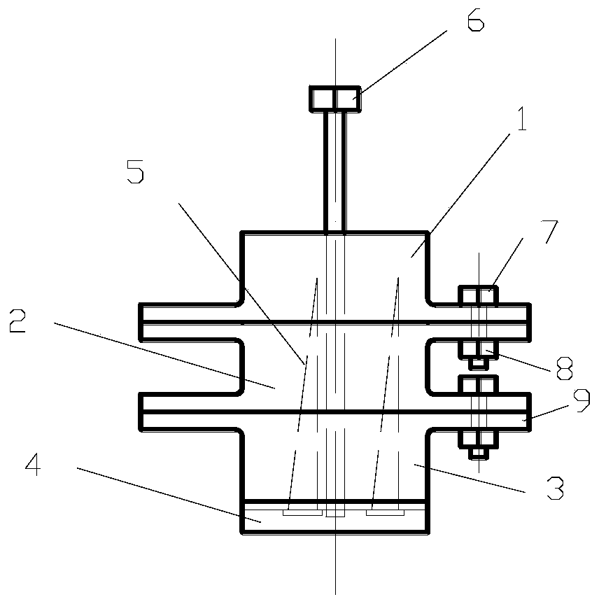 A segmented gray cone mold