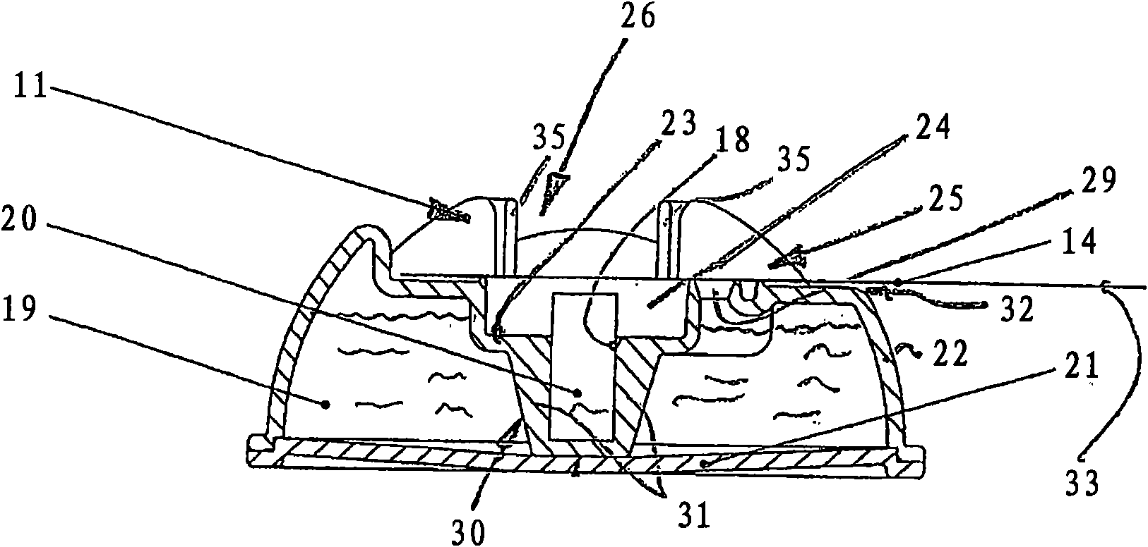 Apparatus for refilling an ink cartridge for an inkjet printer