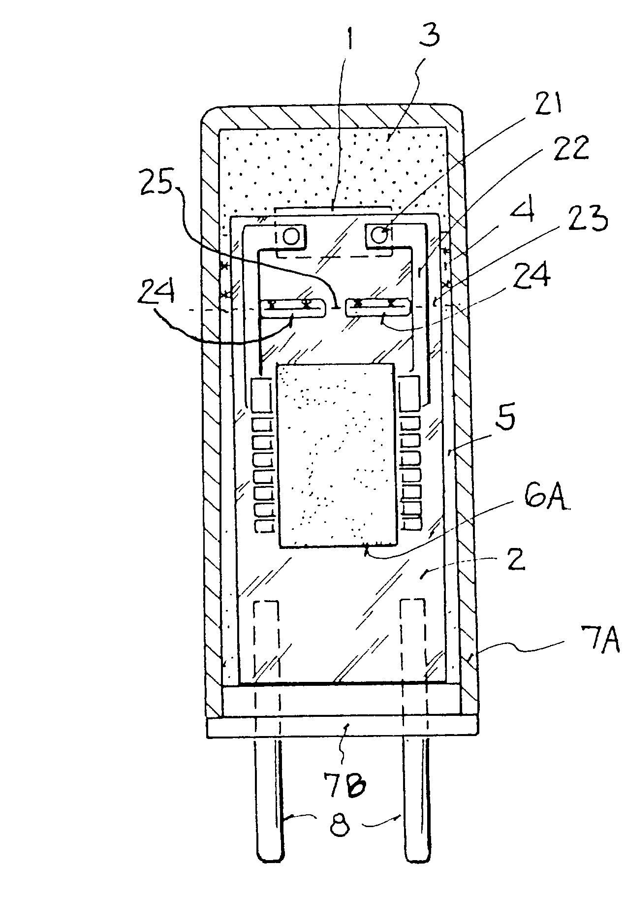 Pyrotechnic igniter arrangement with integrated mechanically decoupled electronic assembly