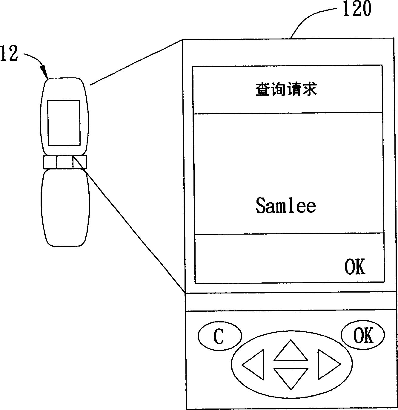 Method and application for making originating and goal telephone set call using relay telephone set