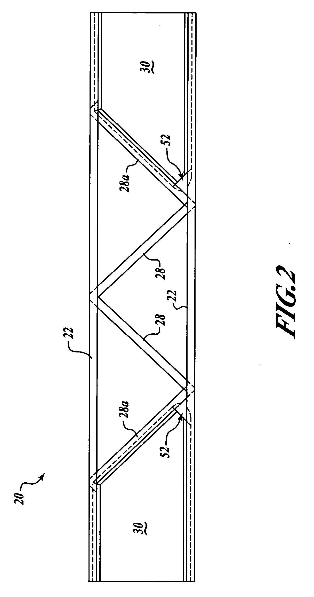 Open web trimmable truss with self locking joint