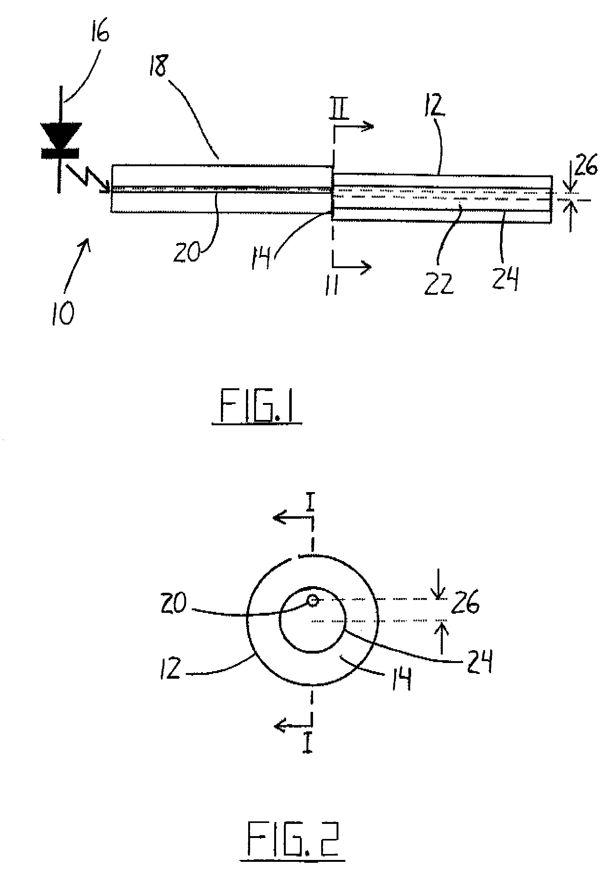 Method of high order mode excitation for multimode intrusion detection