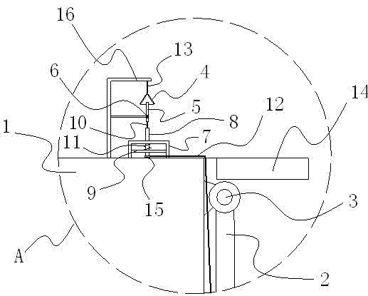 Self-starting anti-rollover mechanism of ship