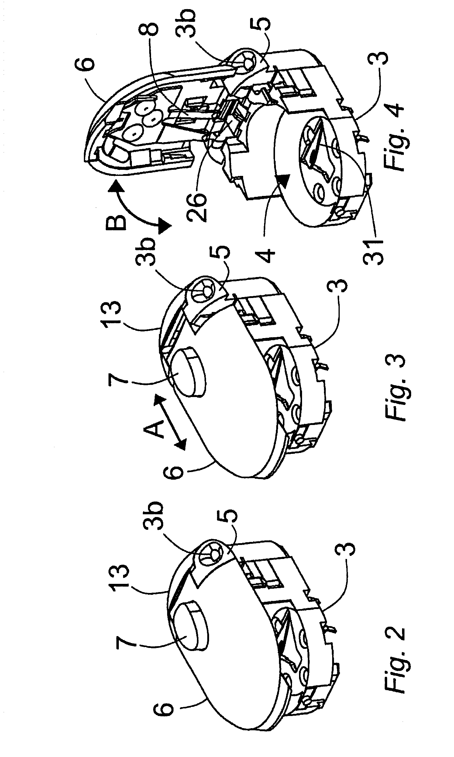 Hinge assembly for a hearing aid