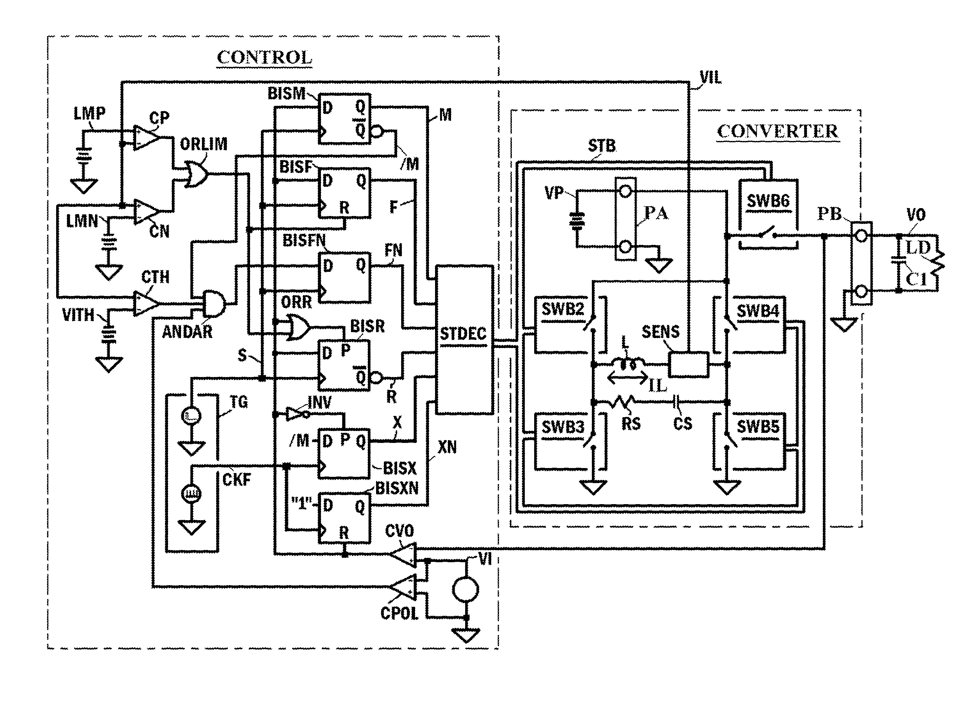 Apparatus and method for recycling the energy from load capacitance