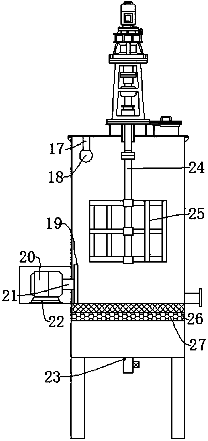 Layered filter device and method for sludge treatment