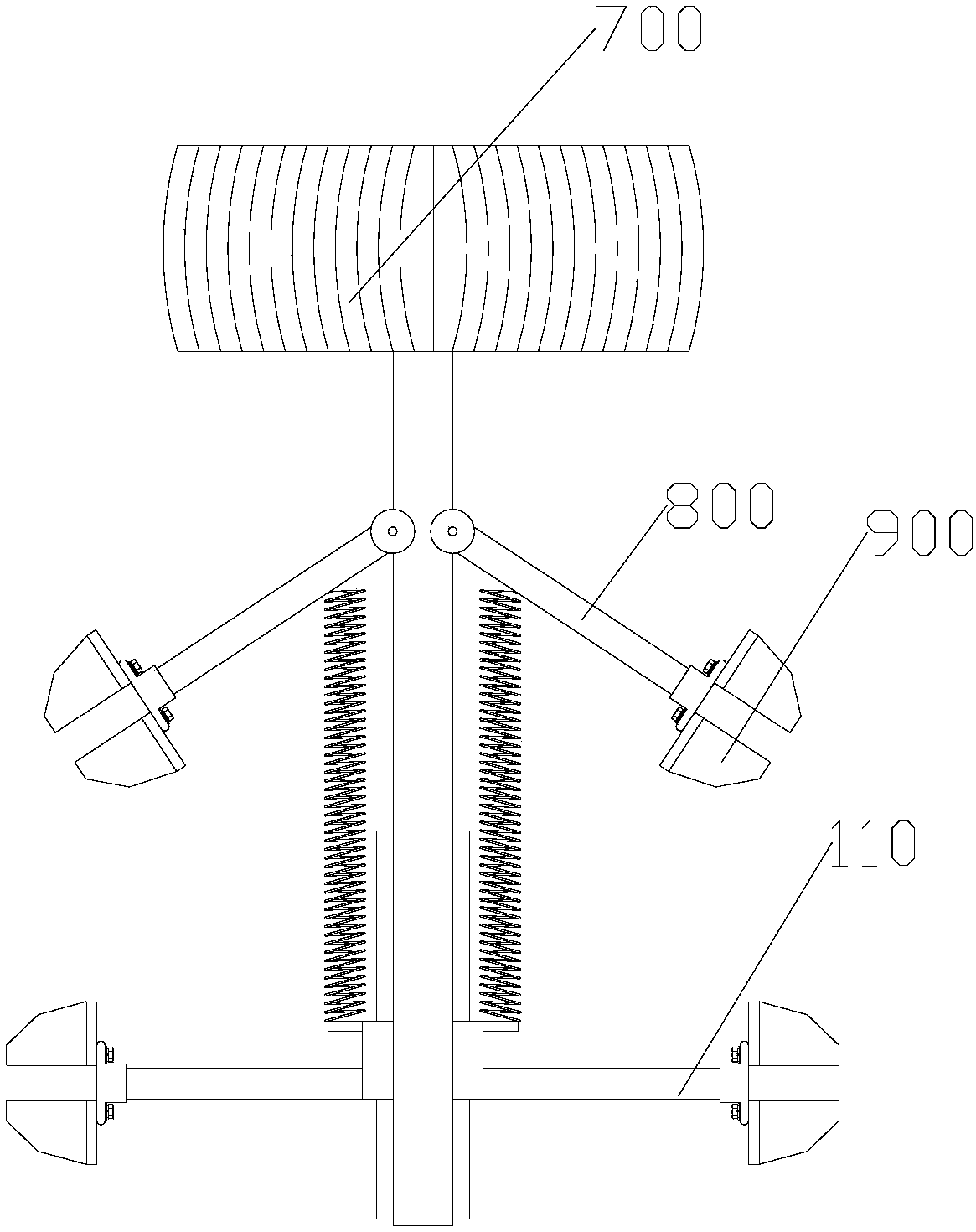 Stirring paddle and dispensing device
