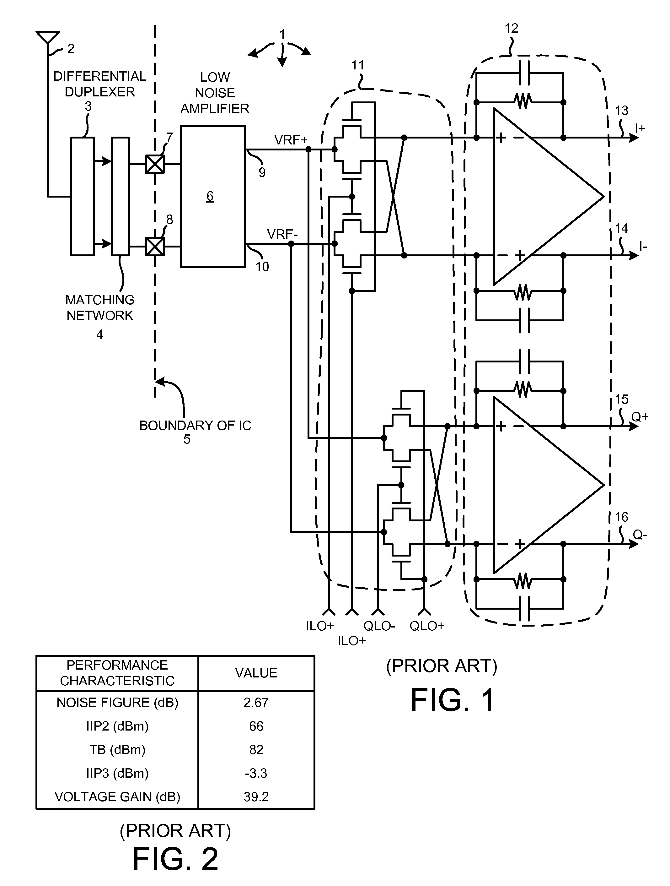 Degenerated passive mixer in saw-less receiver