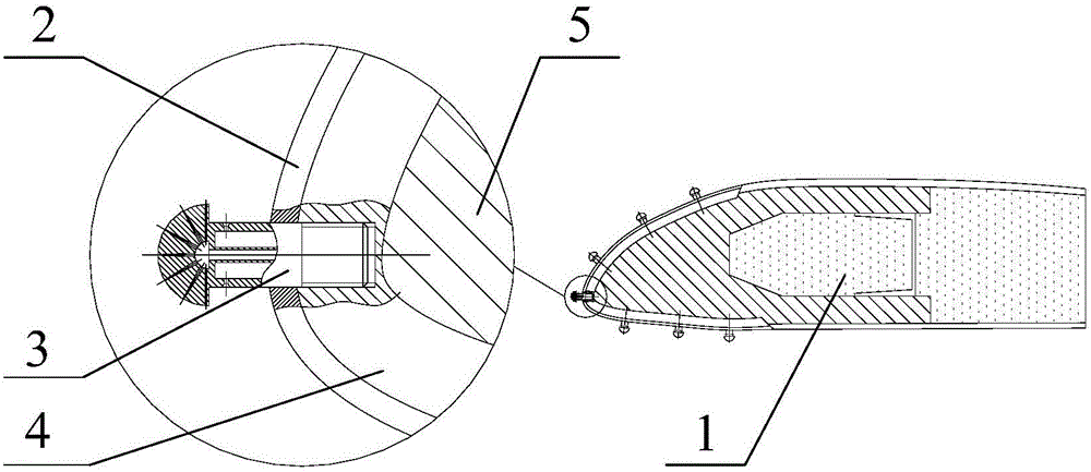 Icing-preventing and deicing device for jetting type helicopter rotor