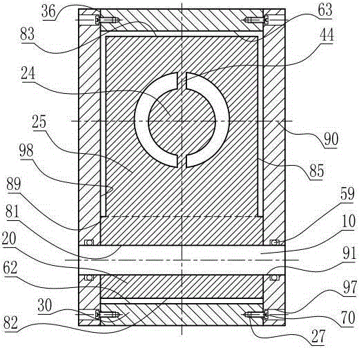 A horizontal one-way valve with aluminum alloy two leaves and ribs for external threaded joints